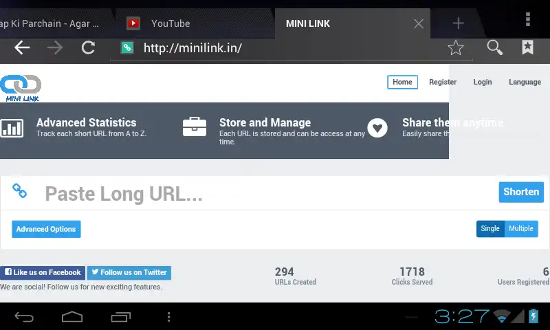 Play URL Shortner | Minilink.in